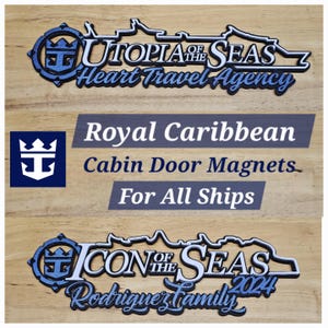 ROYAL CARIBBEAN Kreuzfahrt Schiff Türmagnete - Alle Schiffe