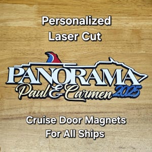Carnival Cruise-deurmagneten gepersonaliseerd voor elke scheepsnaam