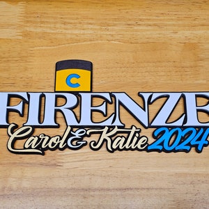 Carnival Firenze-deurmagneten en koelkastmagneten met Costa-trechter Gepersonaliseerd