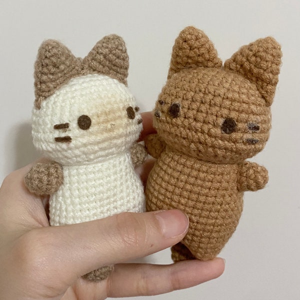 Loafy Cat cute crochet pattern