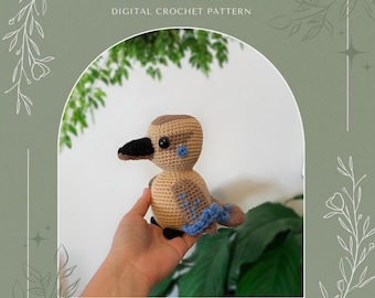 Modèle au crochet : oiseau australien Kookaburra