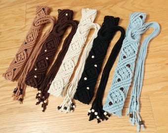 Handmade Macrame Belt With Seashells - Etsy display picture 2