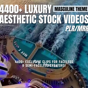4400+ Aesthetic Faceless Videos for Instagram Reels,Tiktok, YouTube Shorts | Digital Marketing PLR & MRR Video Bundle | Master Resell Rights
