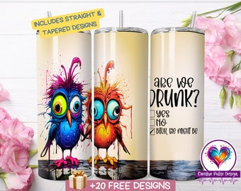 Sarcastic Tumbler Wrap, Sublimation Tumbler, Funny Tumbler Design, Sarcastic Quotes Digital Download, Are We Drunk, HD PNG, Coupon Code