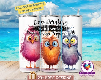 Sarcastic Tumbler Wrap PNG, Sublimation Tumbler, Funny Tumbler Design, Sarcastic Quotes Digital Download, Day Drinking, Sublimation PNG