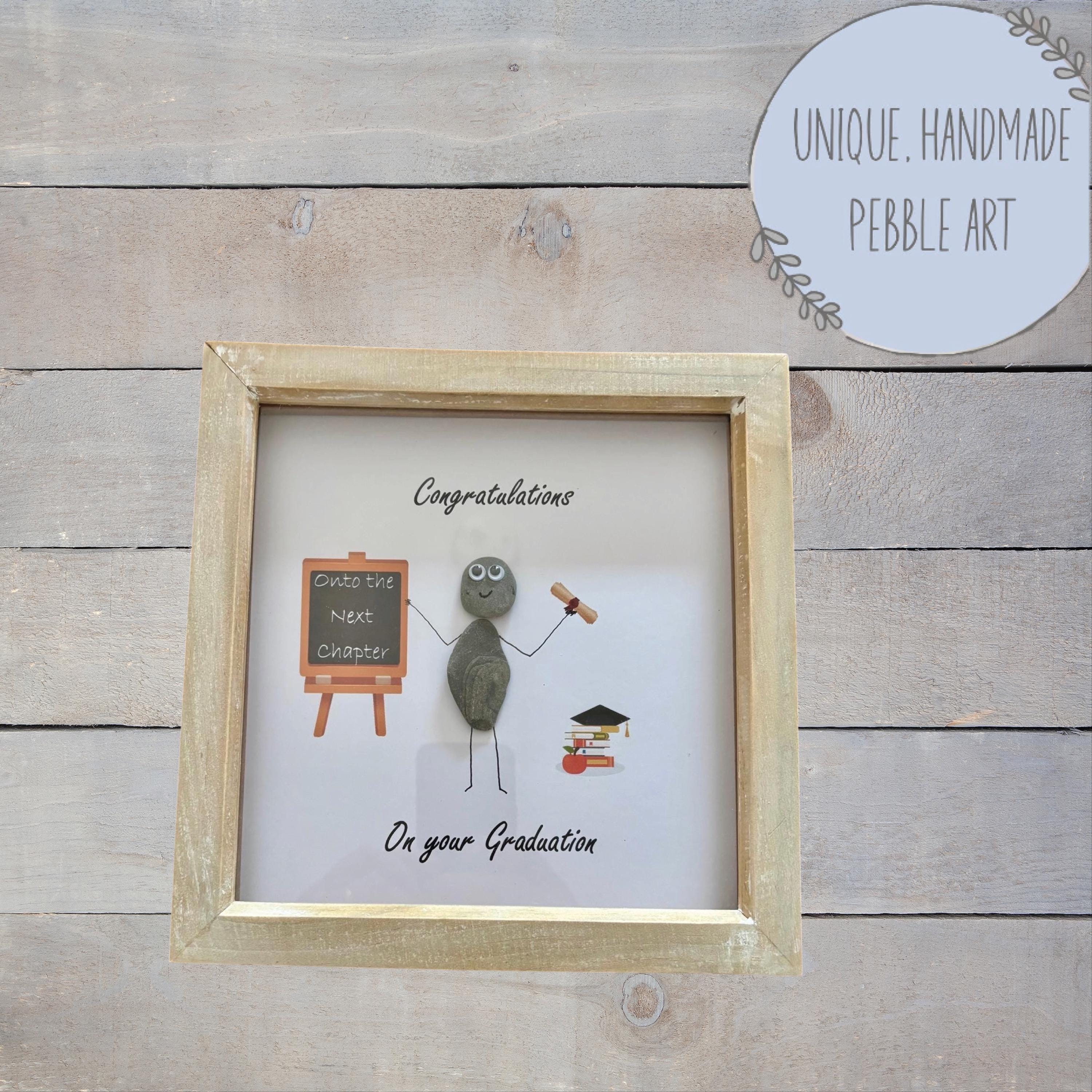 Personalized Graduation Pebble Art Frame | 'next Chapter' Gift - Etsy
