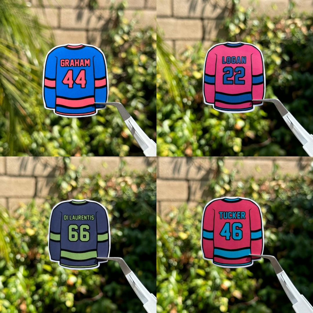 Off-campus Inspired Jersey Stickers, Garrett Graham, John Logan, Dean ...
