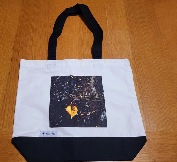 Trainstation treasure,  large, multi useful, original photo print, canvas bag.