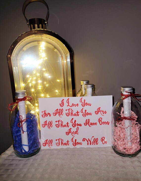 Message in a bottle set