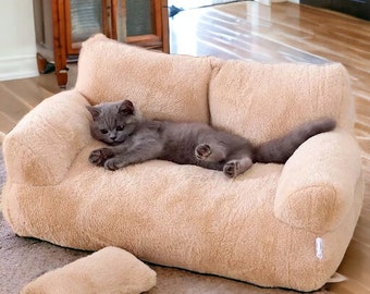 Cat Sofa Bed,Cute Cat Couch,Cat And Dog Couch,Cute Cat And Dog Bed,Dog And Cat Furniture,Pet Bed, Cat Bed, Dog Bed,Pet Furniture,Bed For Cat