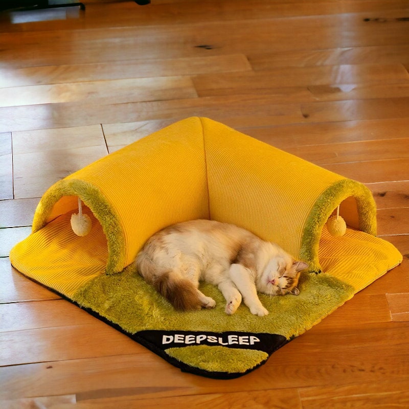 Cat Tunnel Bed,cat Tunnel,cat Cave,cat Furniture,pet Bed,cat Bed,large