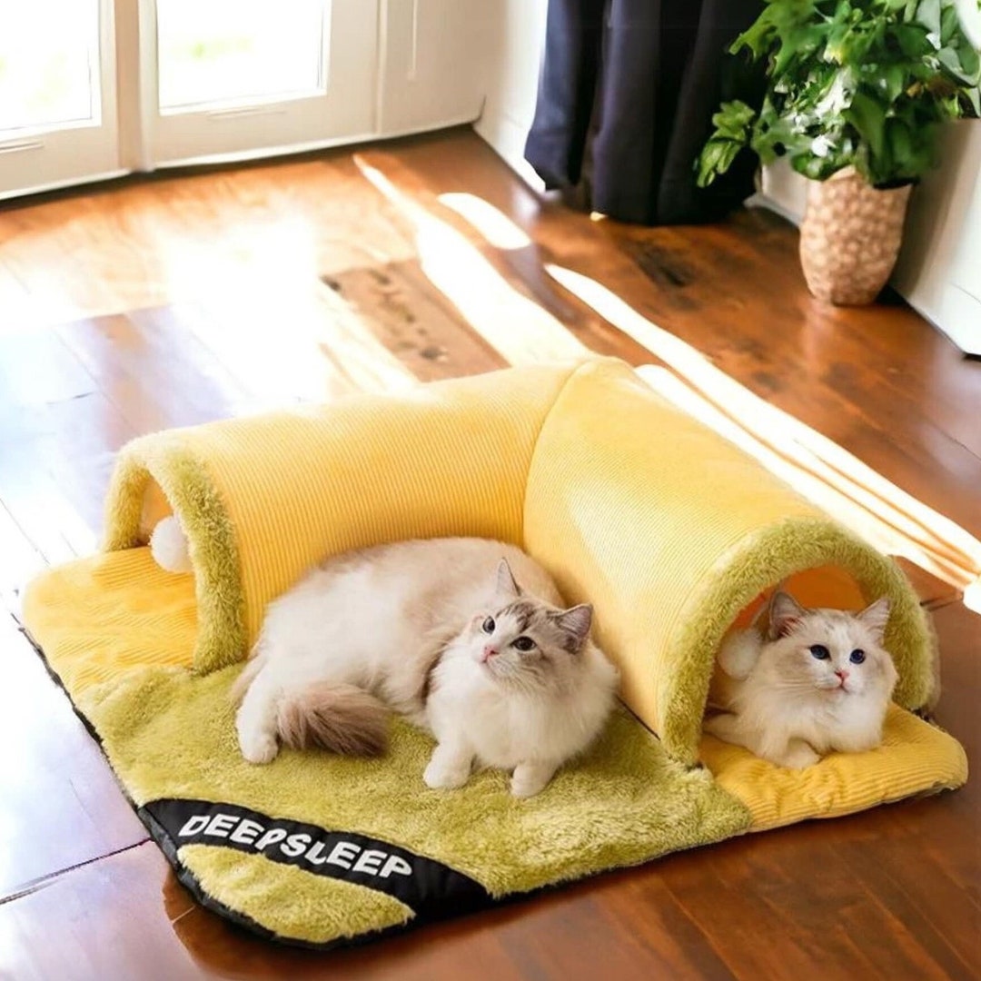 Cat Tunnel Bed,cat Tunnel,cat Cave,cat Furniture,pet Bed,cat Bed,large