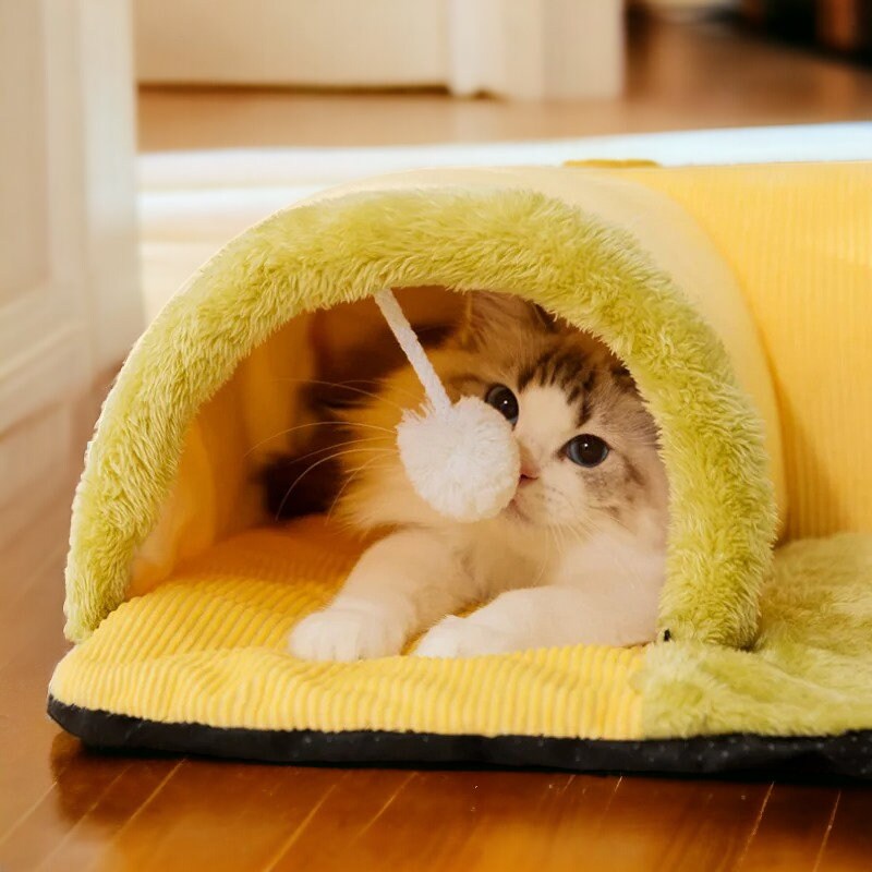 Cat Tunnel Bed,cat Tunnel,cat Cave,cat Furniture,pet Bed,cat Bed,large