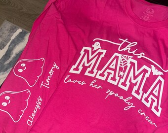 Mama's Spooky Crew Long Sleeve Shirt