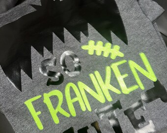 Frankenstein Halloween T-shirt: 'So Franken Cute' Unisex Tee