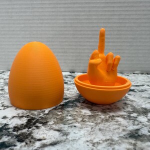 Adult Easter Egg – Easter Basket Filler with Fun Surprise Inside! - Middle Finger bild 2