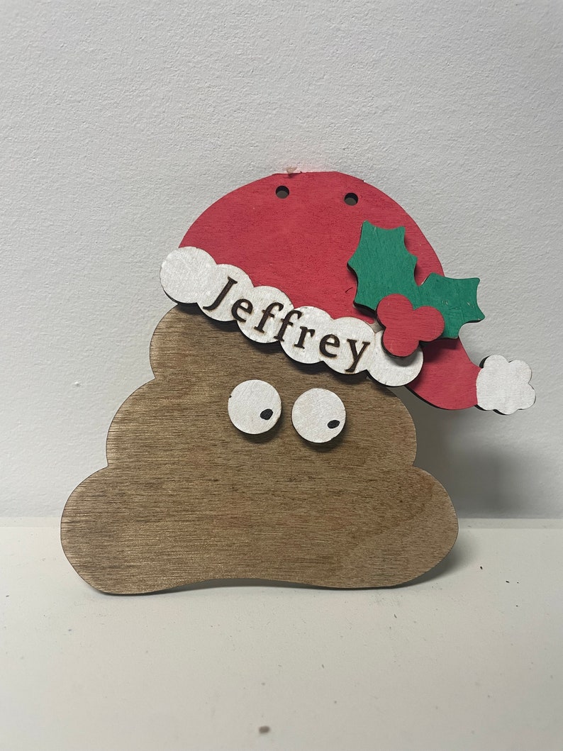 Christmas Poo Ornament 