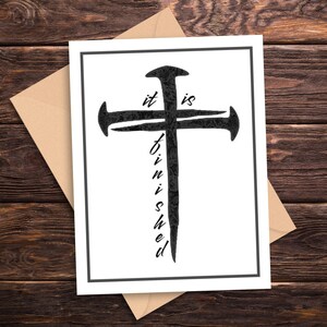 Es ist Fertig Osterkarte, Auferstehung Printable