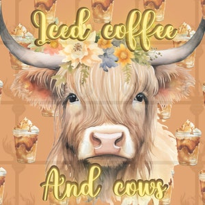 Iced coffee and cows