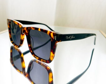 Tisbury - North Shore Sunglasses - Tort and black Sunnies - gift - accessories - women's gift - holiday gift - wayfarer - classic style