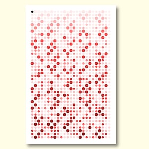 Red Primes (11 "x 17" Mathe Poster)
