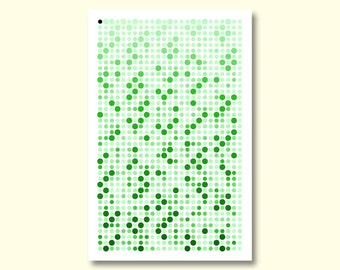 Green Primes (11"x17" Math Poster)