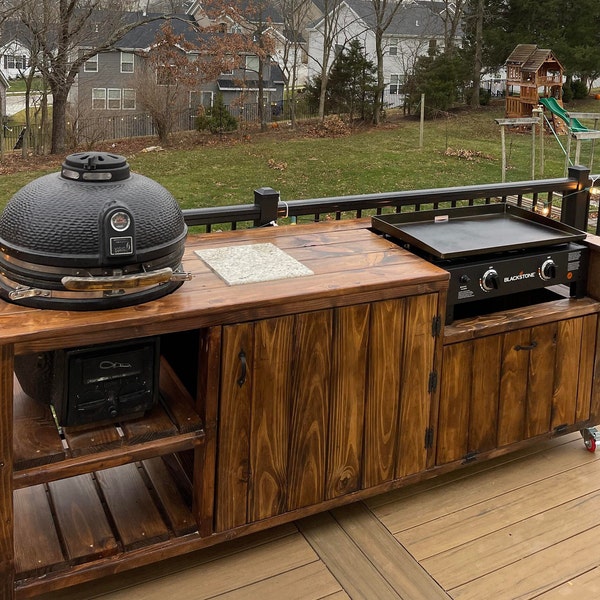 Outdoor Grill Cart