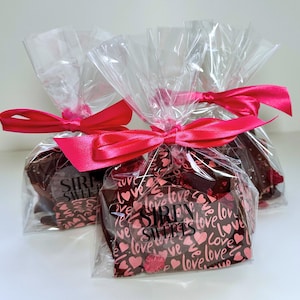 Vegan Dark Chocolate Bark | Valentine&#39;s Day Gift | Raspberry Sea Salt Chocolate | Handmade Gourmet Treats | Plant Based