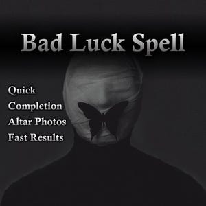 Bad Luck Spell (Brings Bad Luck, Causes Mishaps, and Disrupts Success)