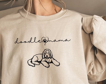 Sweatshirt Doodle Mama, cadeau hond moeder