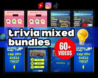 Trivia Quiz Video Bundle | Kids & General Knowledge (Digital Download)