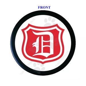 Rondelle de hockey souvenir des Cougars de Détroit des années 1920, style rétro de la LNH