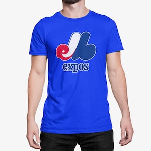 1969 Montreal Expos Style Logo Print T - Shirt sz S - 3XL