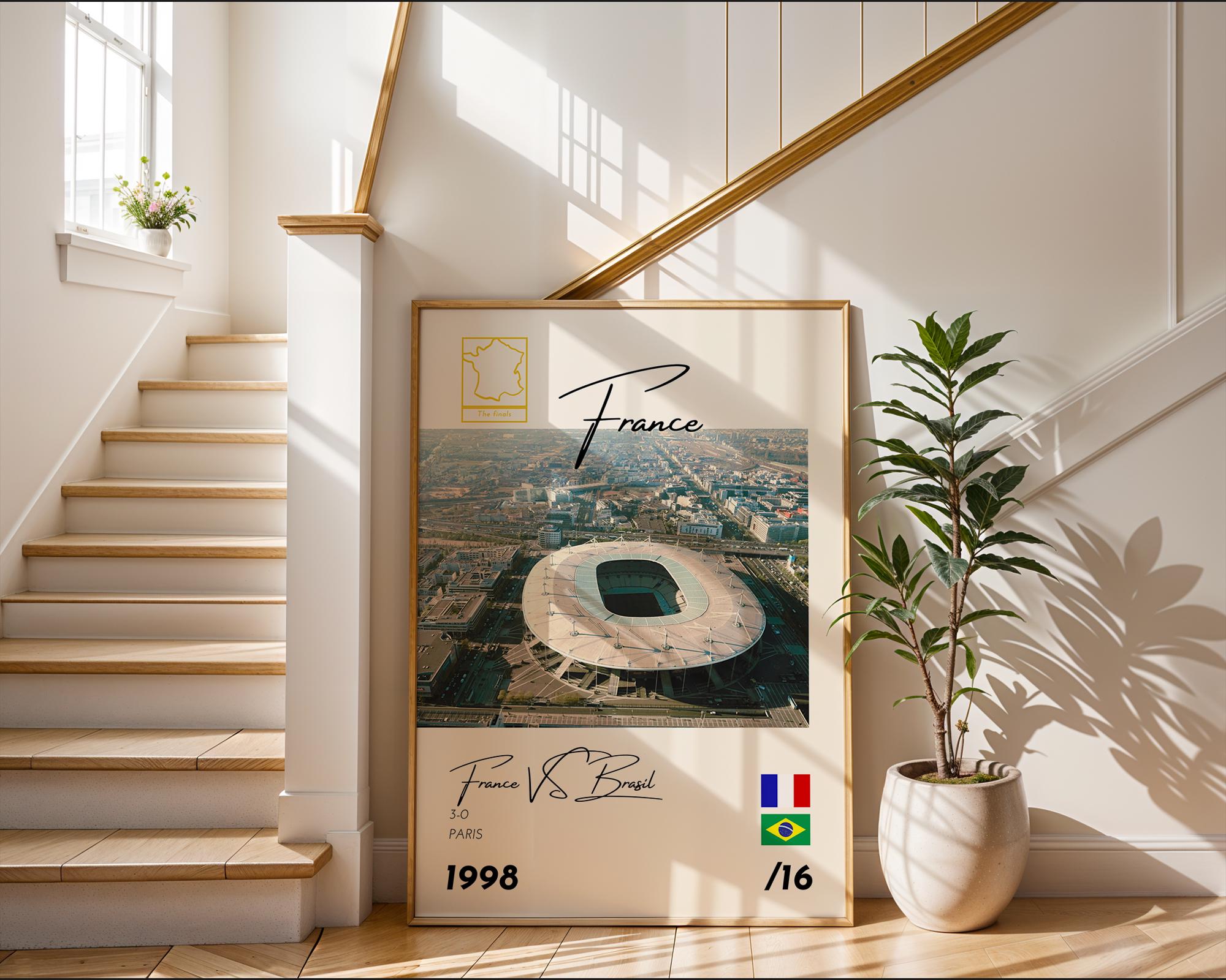 Mondial Magazine 1998 - Coupe Du Monde France - Poster France/Brésil - 90 Pages - Édition Originale
