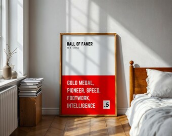 Hall Of Famer Boxen Poster Schallplatte Druck Zitat - A2 A3 A4 A5 Moderne Wandkunst