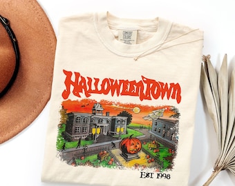 Comfort Colors Halloweentown Est 1998 T-Shirt, Halloweentown University, Retro Halloweentown Shirt, Fall Tee, Halloween Tshirt
