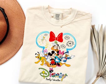Comfort Colors® Disney 2026 Family Vacation Shirt, Disneyworld Mickey And Friends T-Shirt, Disney Matching Tee, Disney Family 2026 Shirt