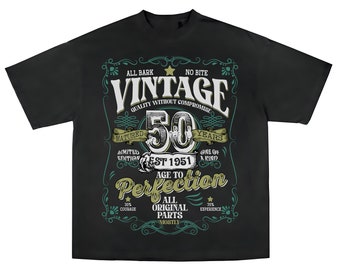Custom Name/ Personalization T-shirt -custom name for Birthday 50 Years of Perfection T-shirt, Sweatshirt, Hoodie 2024