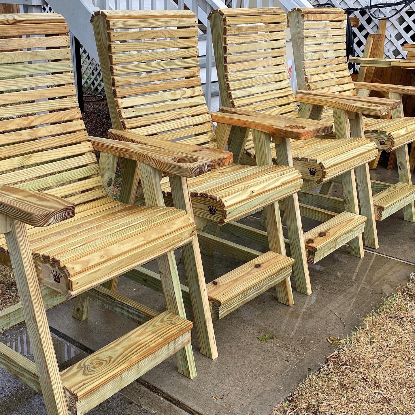 Tall Deck Chair Project Plan - Etsy