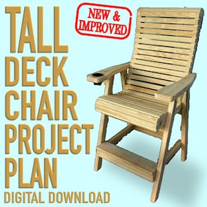 Plan de proyecto de tumbona alta