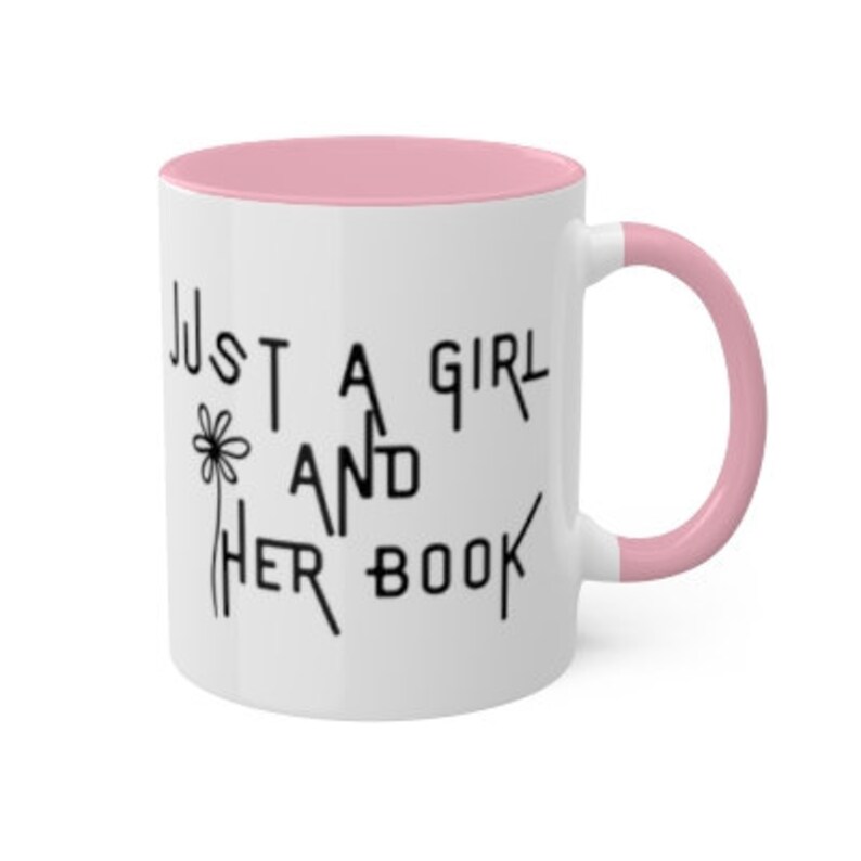 Unique cup for book lovers and gardeners
Cheerful coffee mug with girl and flowers
Cute tea cup for bookworms and garden lovers
Charming mug with whimsical garden design