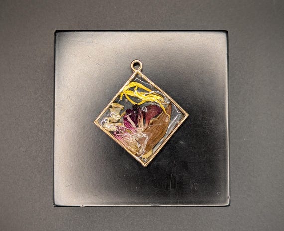 Dark Purple Necklace - Homemade Jewelry