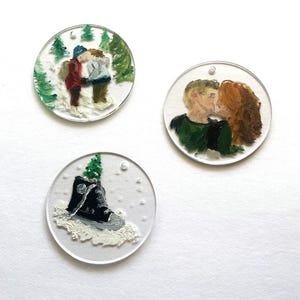 Custom Hand-Painted Christmas Ornaments