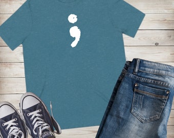 Semicolon;  Unisex T-Shirt