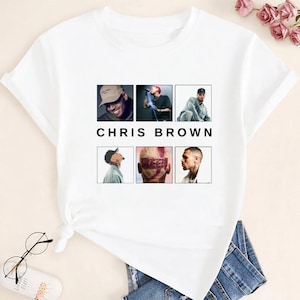 Chris Brown Graphic Tee, Vintage Inspired Tee, Hip Hop Concert Shirt, Fan Merch Gift, Music Lover Tee, Vintage Chris Brown Shirt,Concert Tee