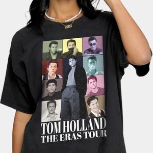 Vintage Tom Holland 90s Shirt, Retro Tom Holland Shirt For Fan, Limited Tom Holland The Eras Tour Ver 2 Shirt, Tom Holland Retro Unisex Tees