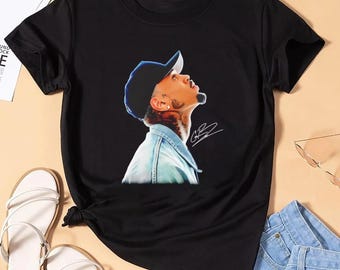 Chris Brown Signature Shirt, Breezy World Tour Tees, Music Fan Gift, Concert Merch Graphic Tee, Chris Brown Fan Gift
