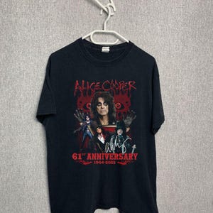 Alice Cooper Shock Rock T-Shirt Heavy Metal Legend