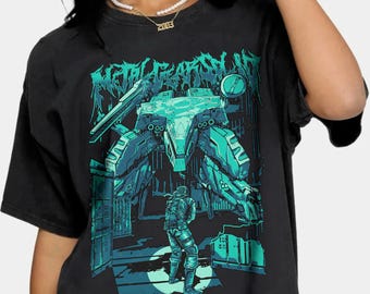 Metal Gear Solid Game Creative T-shirt, Short Sleeve Unique Tee,Funny Metal Gear Shirt, Short Sleeve Tees,Softstyle Metal Gear Solid T-Shirt