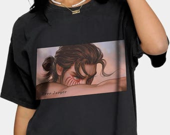 Eren Yeager Unisex Shirt, Attack On Titan Fashion Sweatshirt, Eren Yeager AOT Anime Shirt, Attack Titan Unisex T-shirt, Eren Yeager Aot Tees